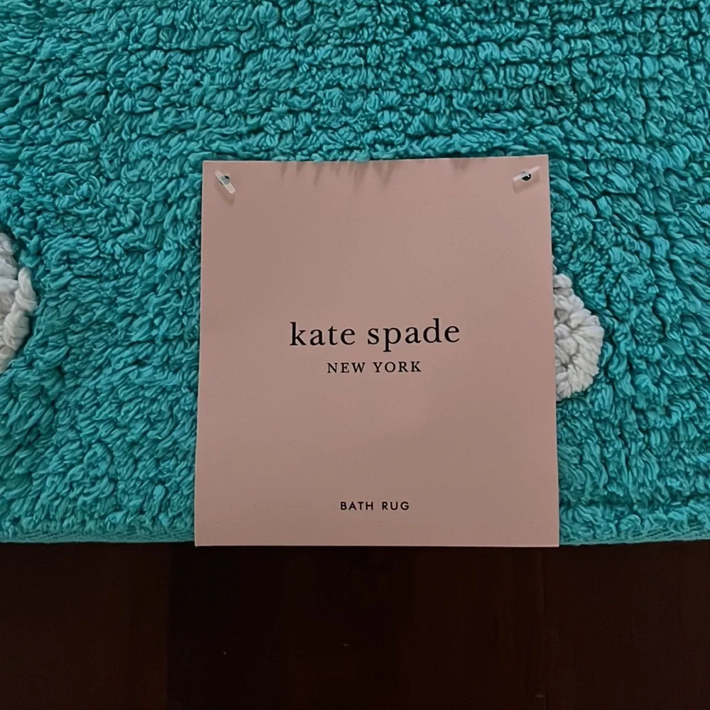 Kate Spade  bath mat size 17 X 24 inches NEW !Firm Price!